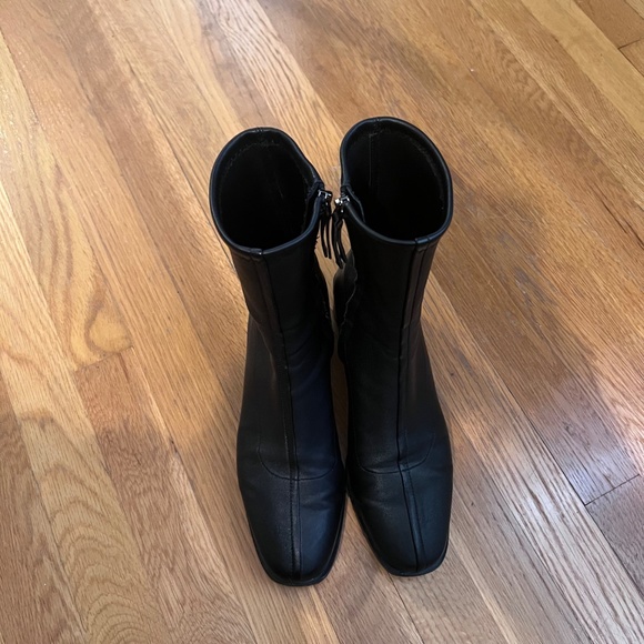 Quince Italian Leather Stretch Sock Bootie - Picture 2 of 6